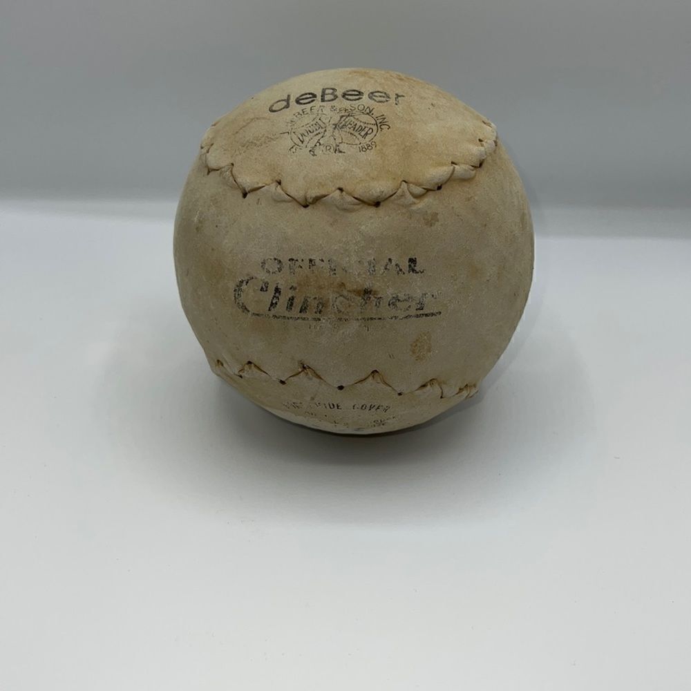VINTAGE OFFICIAL CLINCHER Double Header Softball
